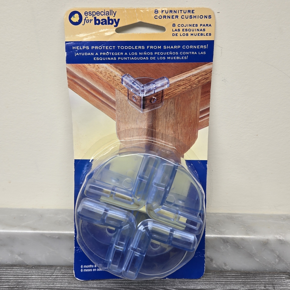 8 Pack Large Clear Corner Protectors Baby Proofing Furniture Especially for Baby